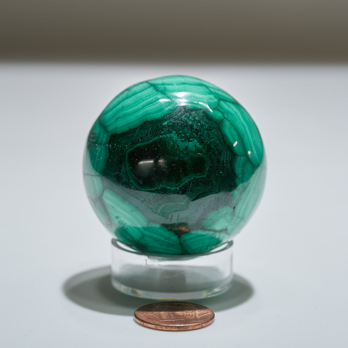 0.46 lb Malachite Sphere