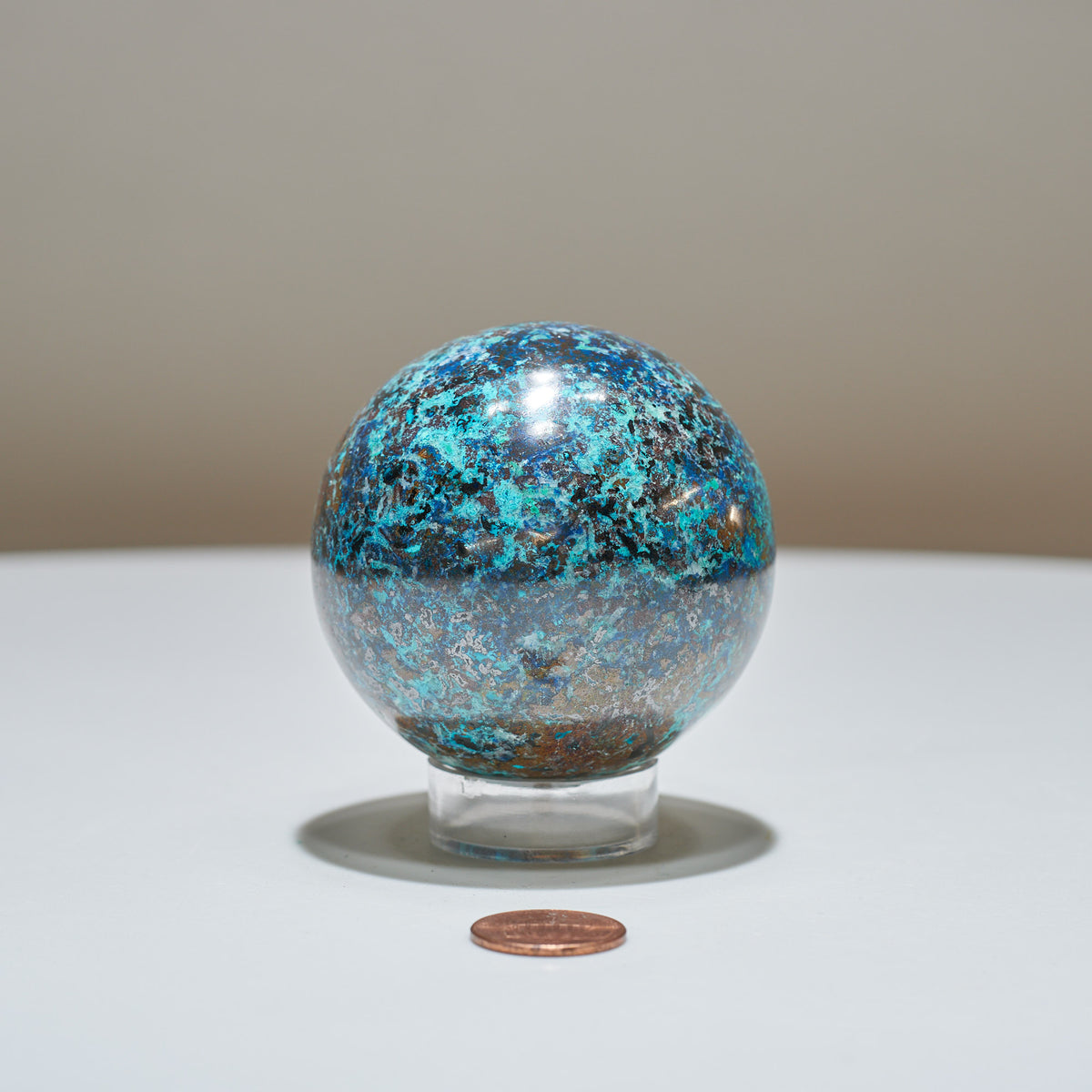 0.91 LB Shattuckite Sphere