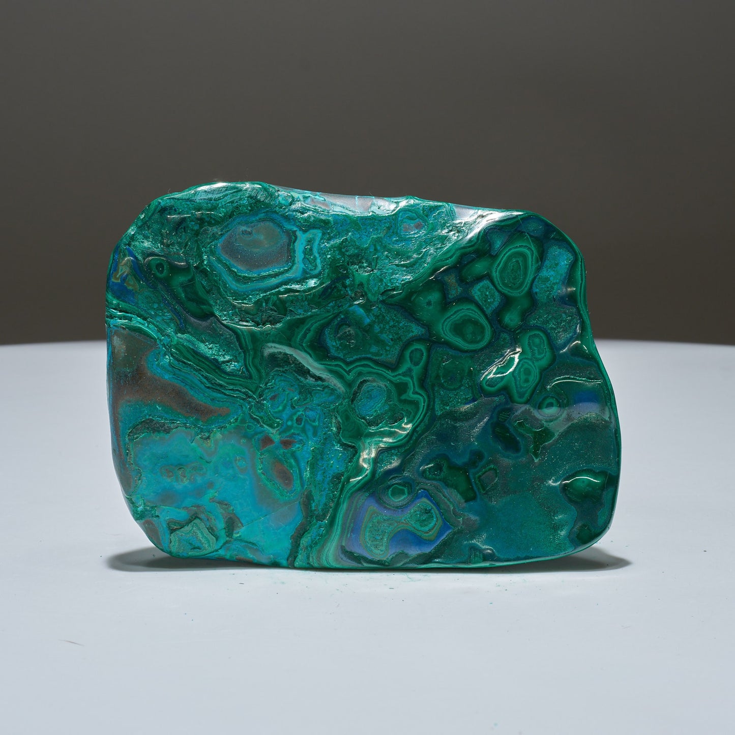 0.49 LB Polished Malachite & Chrysocolla Freeform