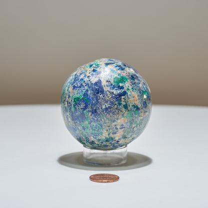 0.93 lb Azurite Sphere