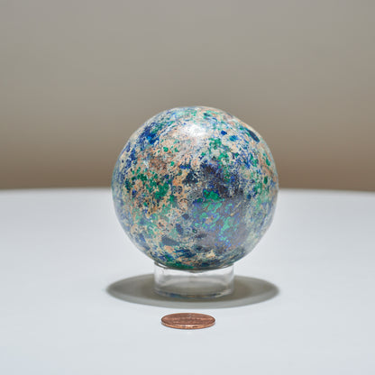 0.93 lb Azurite Sphere