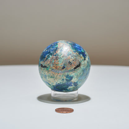 0.69 lb Azurite Sphere