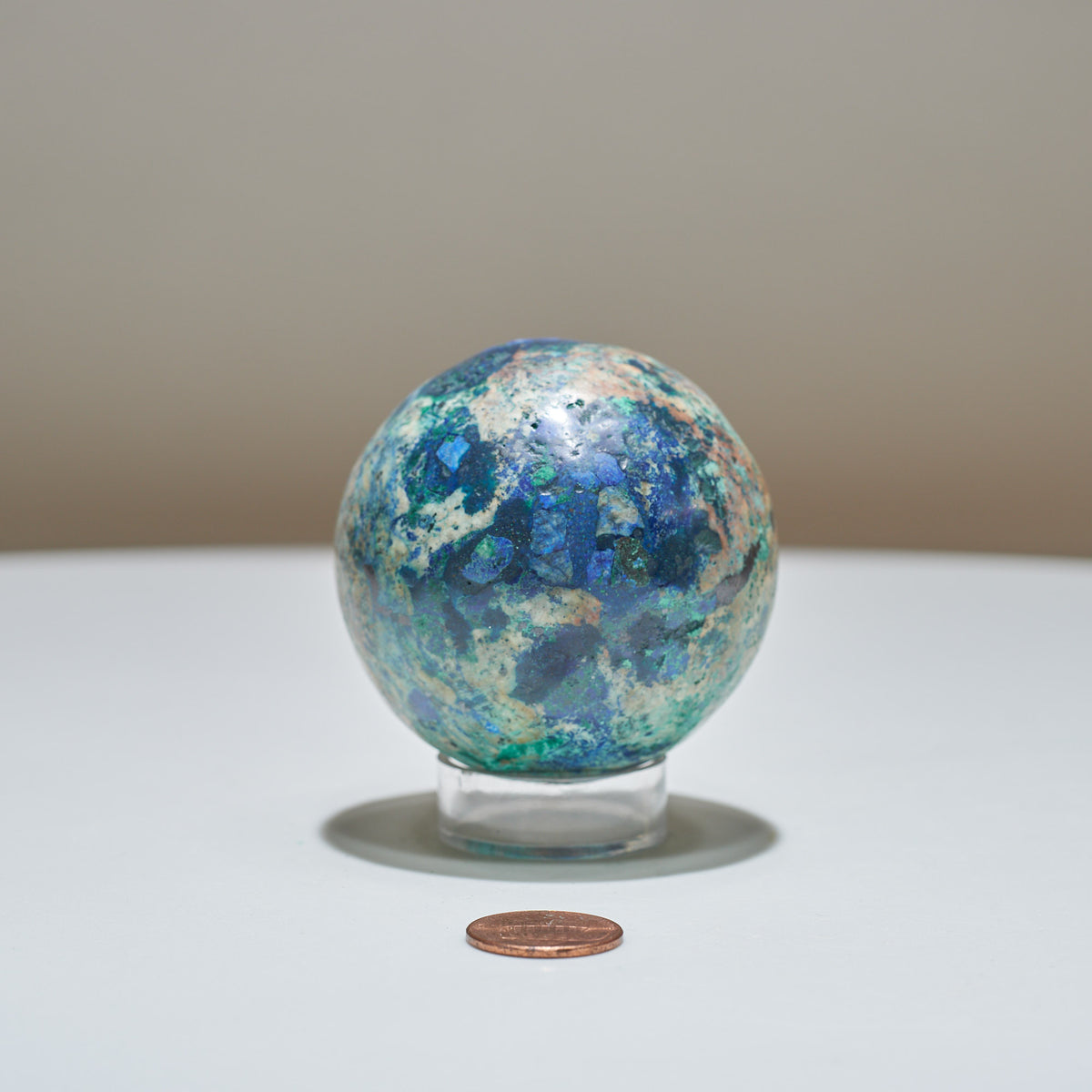 0.69 lb Azurite Sphere