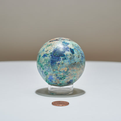 0.69 lb Azurite Sphere