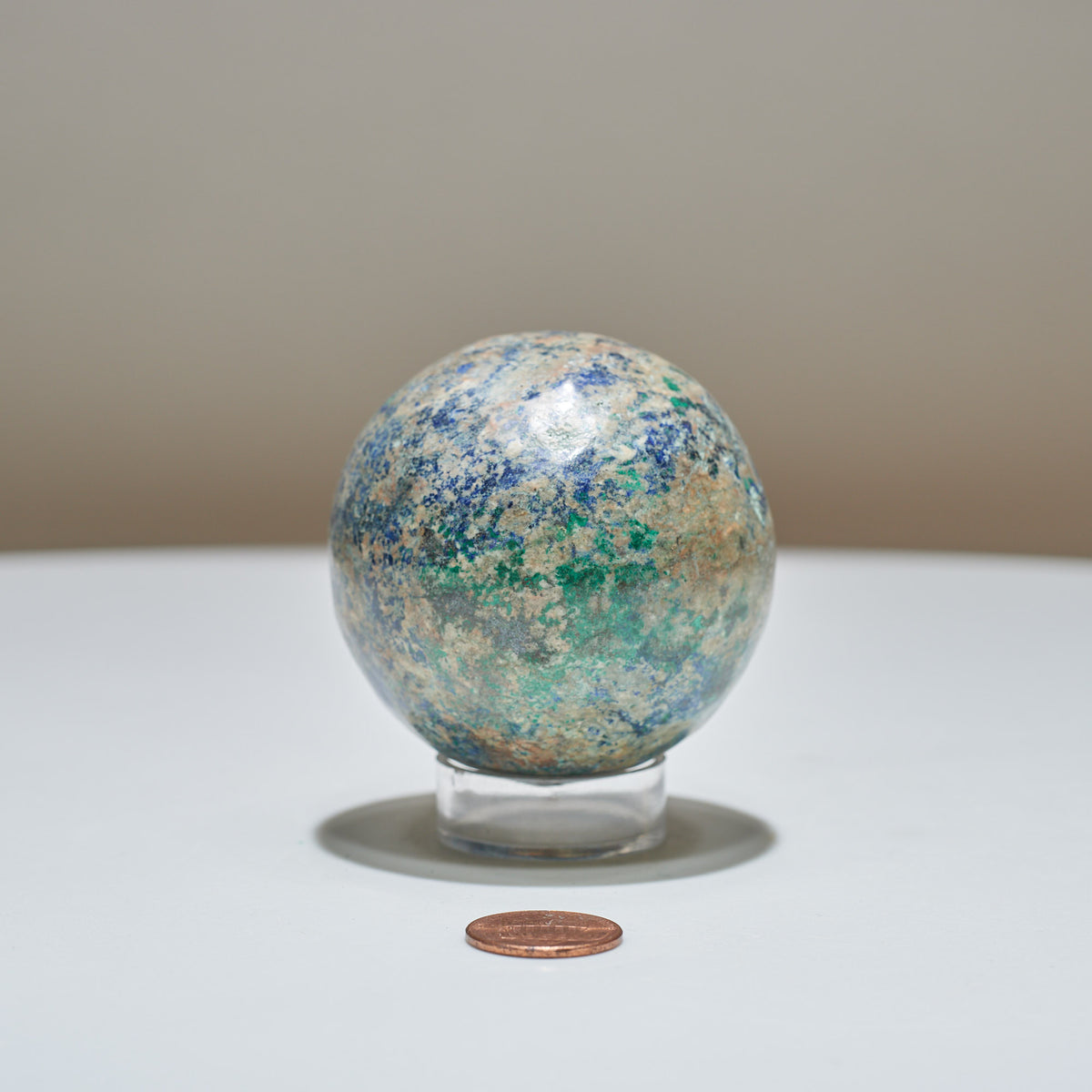 0.76 lb Azurite Sphere