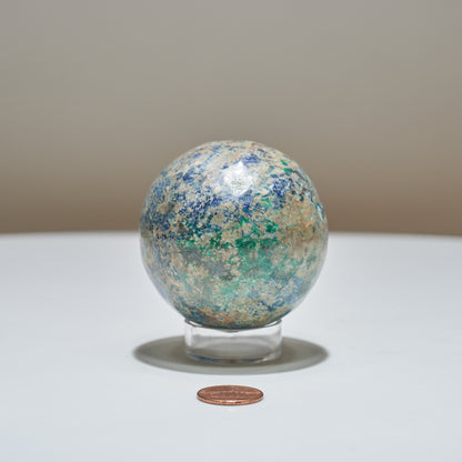 0.76 lb Azurite Sphere