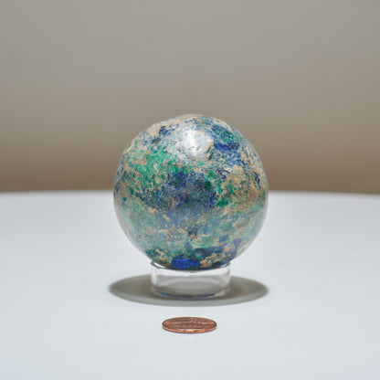 0.76 lb Azurite Sphere
