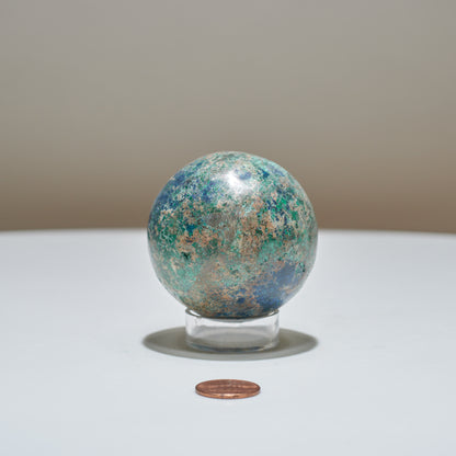 0.58 lb Azurite Sphere