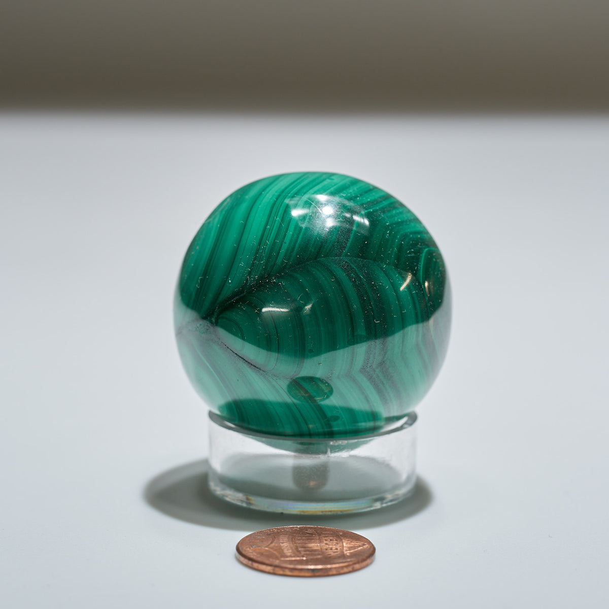 0.33 lb Malachite Sphere