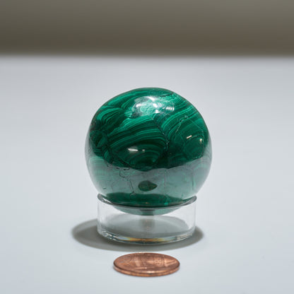 0.30 lb Malachite Sphere