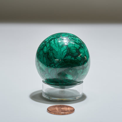 0.33 lb Malachite Sphere