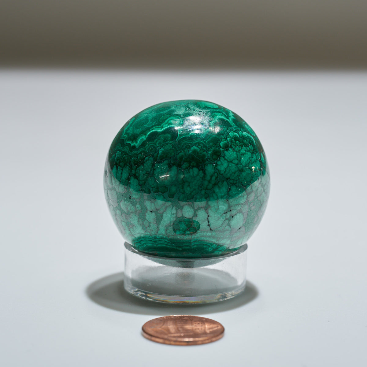 0.33 lb Malachite Sphere