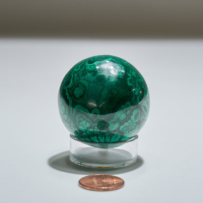 0.33 lb Malachite Sphere
