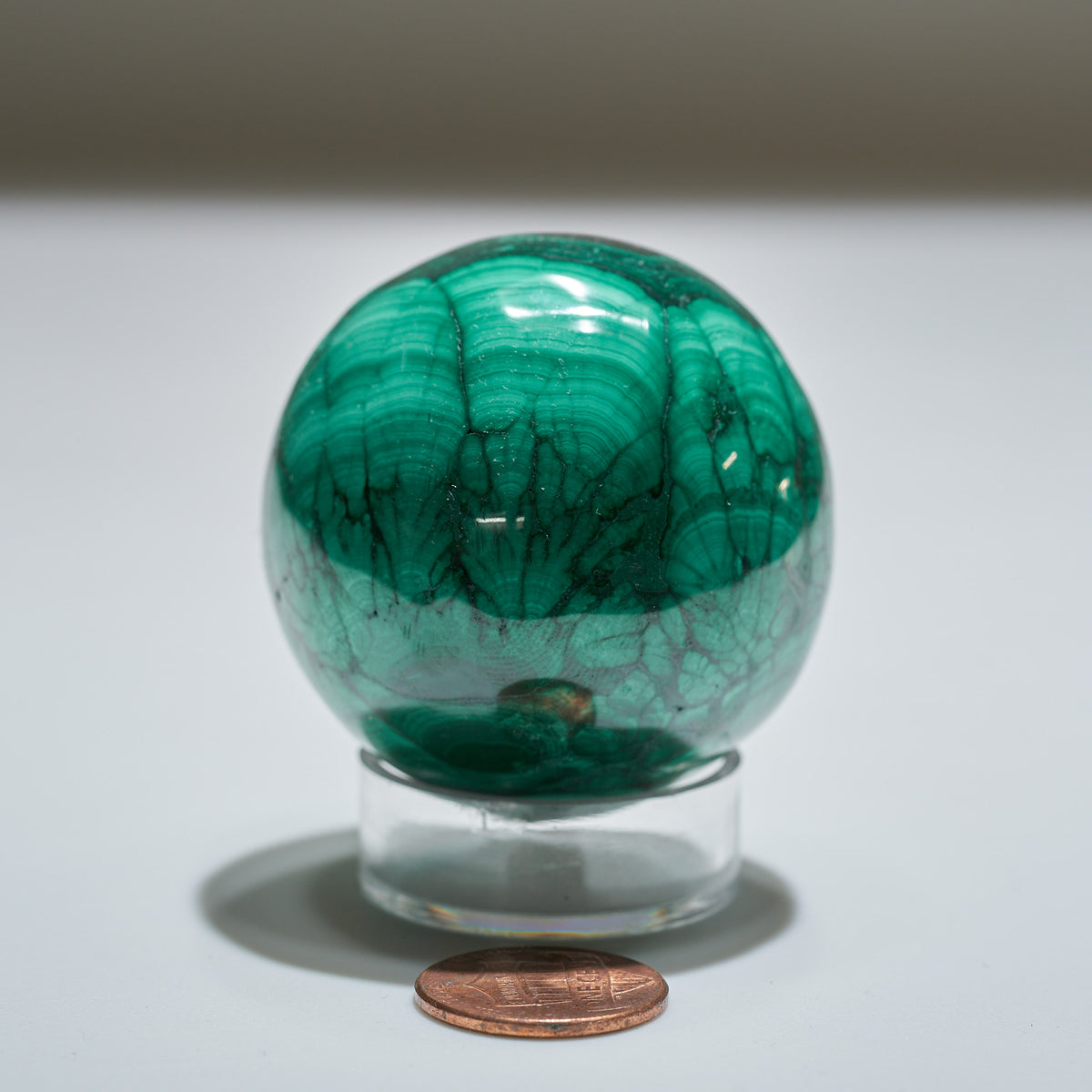 0.46 lb Malachite Sphere