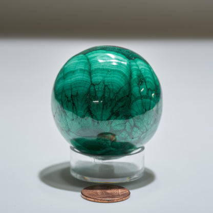 0.46 lb Malachite Sphere