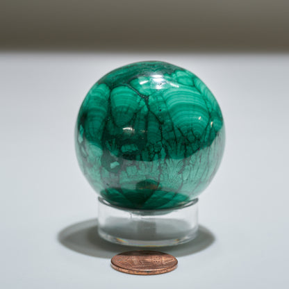 0.46 lb Malachite Sphere