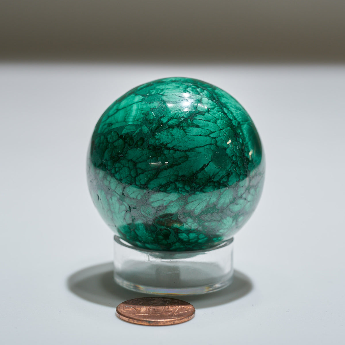 0.43 lb Malachite Sphere