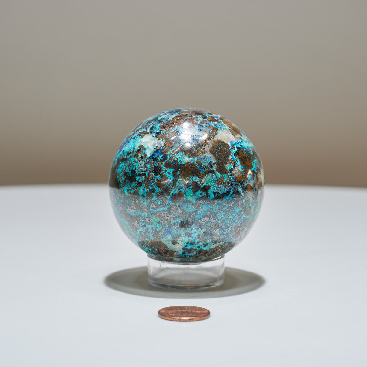 0.91 LB Shattuckite Sphere