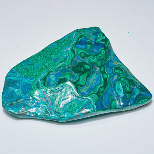 0.85 LB Polished Malachite & Chrysocolla Freeform