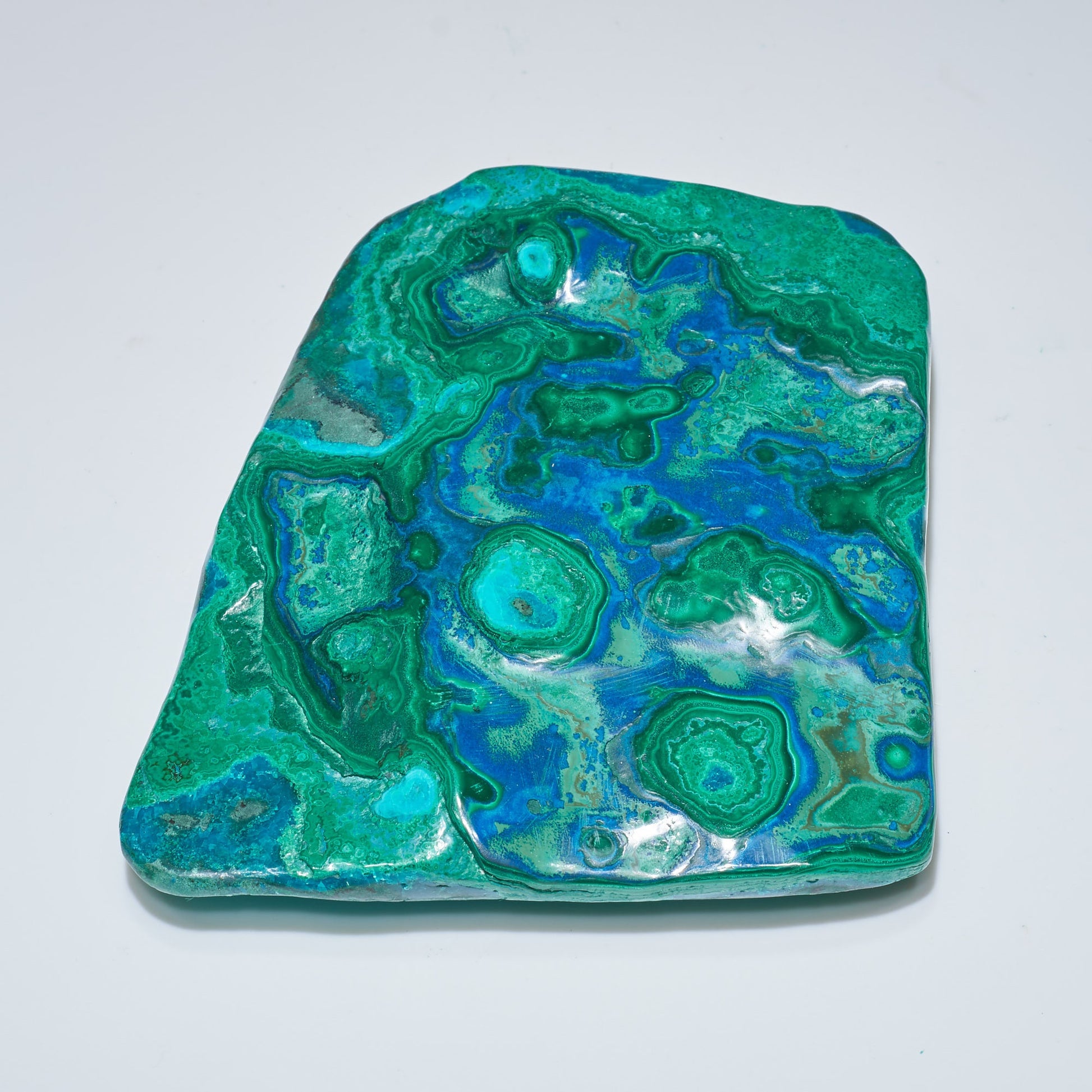 0.95 LB Polished Malachite & Chrysocolla Freeform