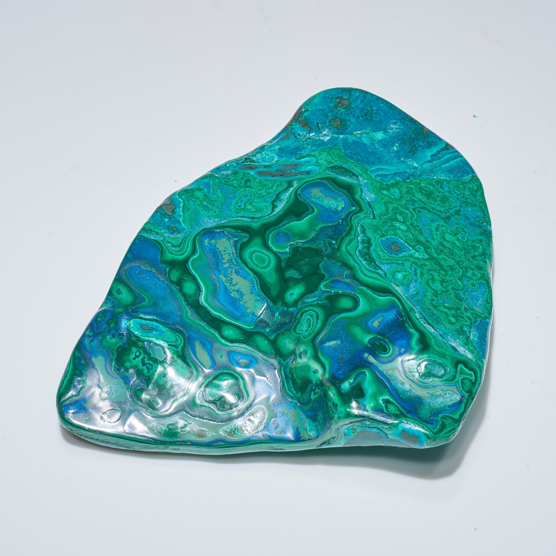 0.85 LB Polished Malachite & Chrysocolla Freeform