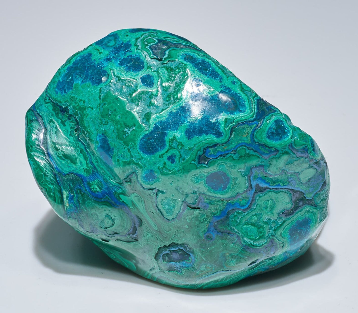 0.86 LB Polished Malachite & Chrysocolla Freeform