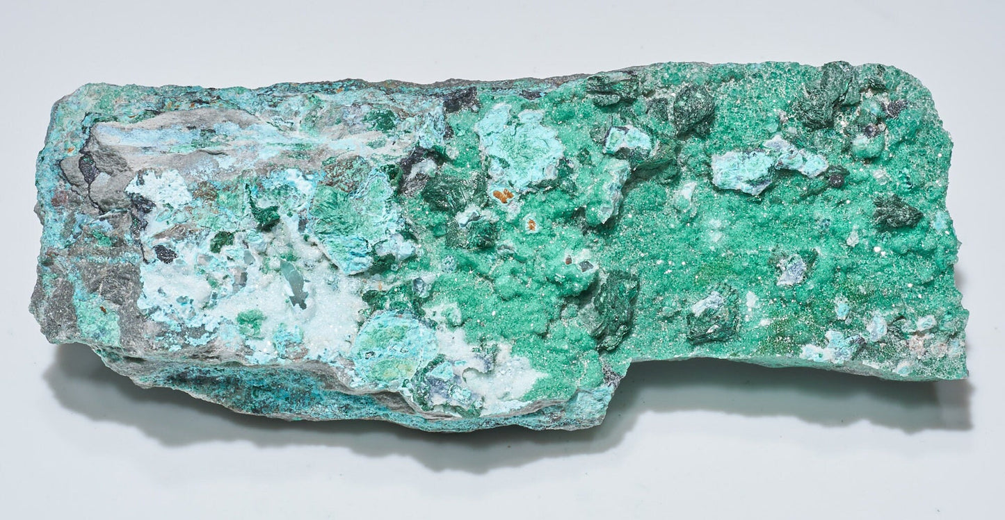 0.58 LB Crystallized Chrysocolla & Malachite Specimen