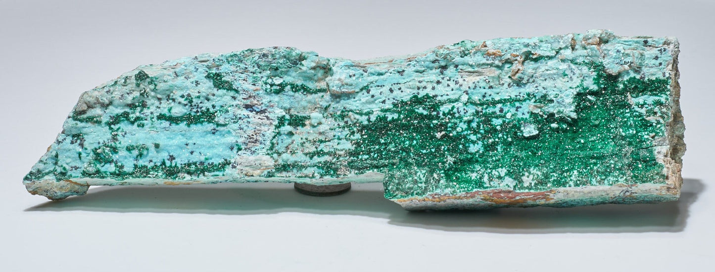 0.73 LB Crystallized Chrysocolla & Malachite Specimen