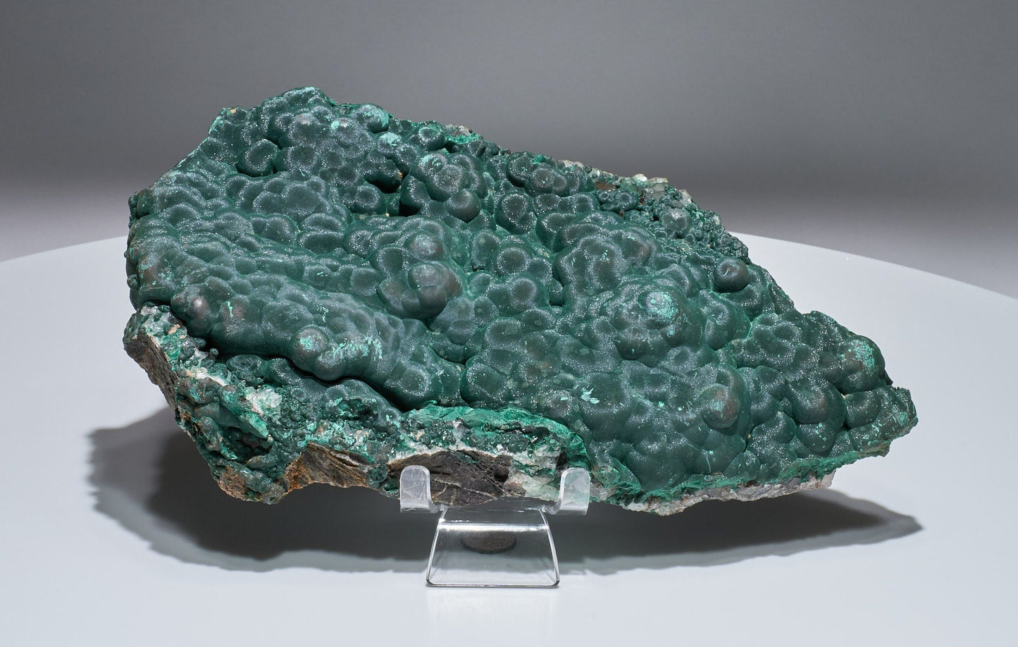 3.9 LB, 10.23 Inches Cabinet Museum Malachite & Quartz Collector Specimen