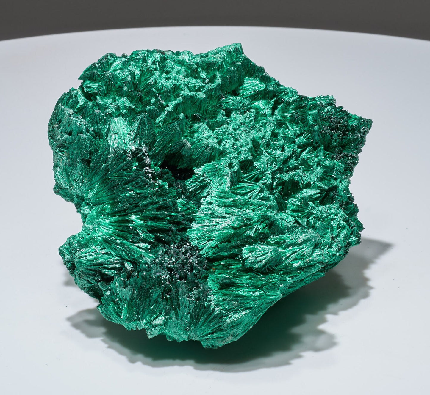 2.07 LB One of a kind extremely rare Fibrous Malachite Collector Specimen "The Crest"