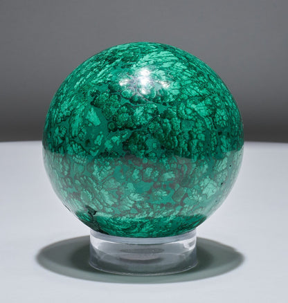 2.16 LB Malachite Geode Sphere