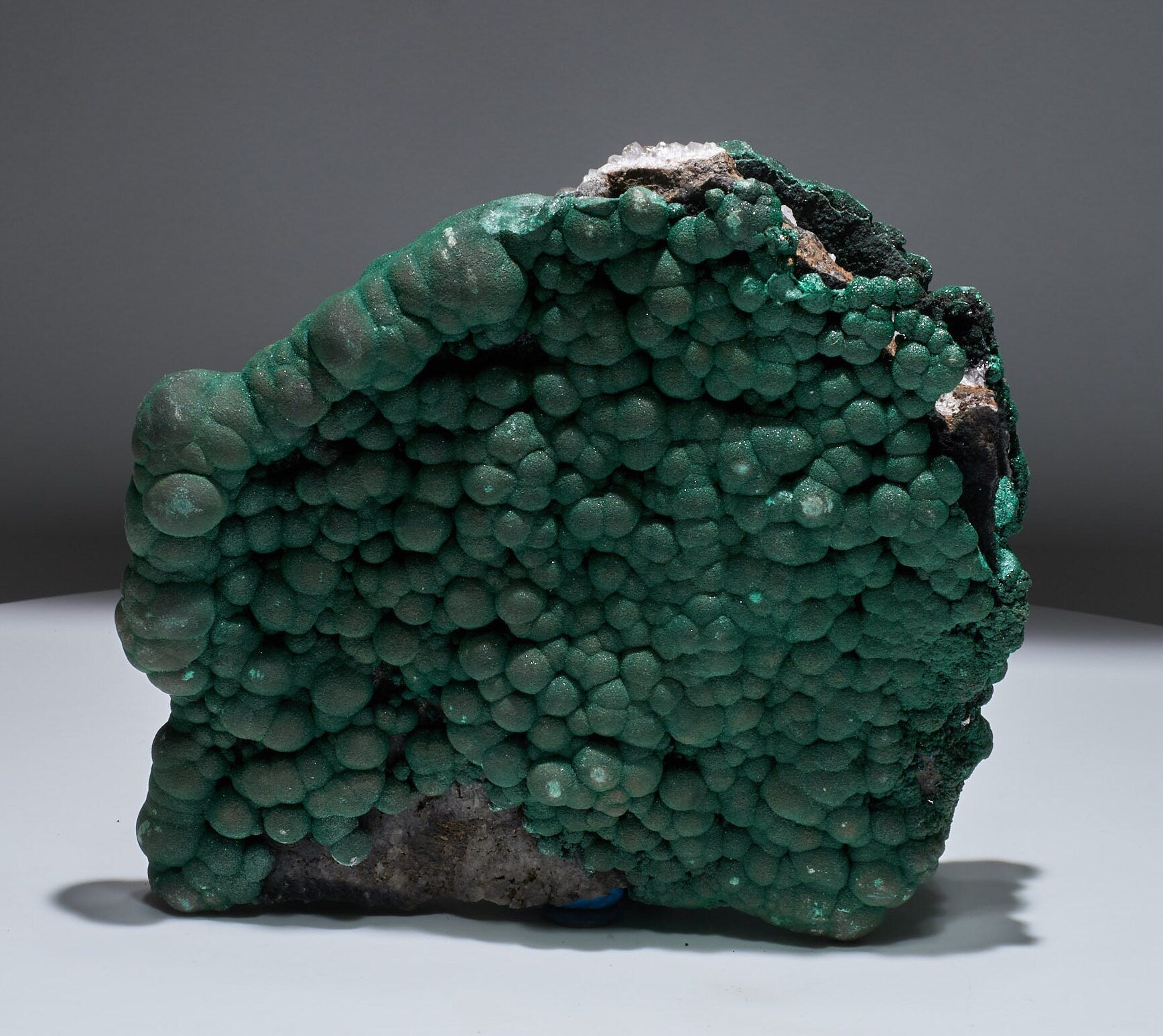 6.5 LB, 7.87 Inches Cabinet Museum Malachite & Quartz Collector Specimen