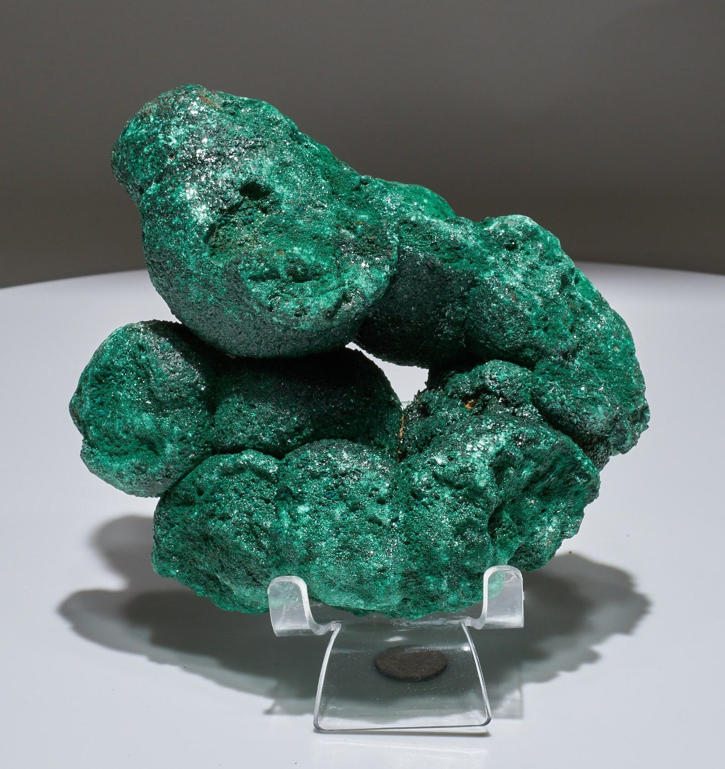 2.3 LB Botryoidal Velvet Malachite Crystallized Specimen