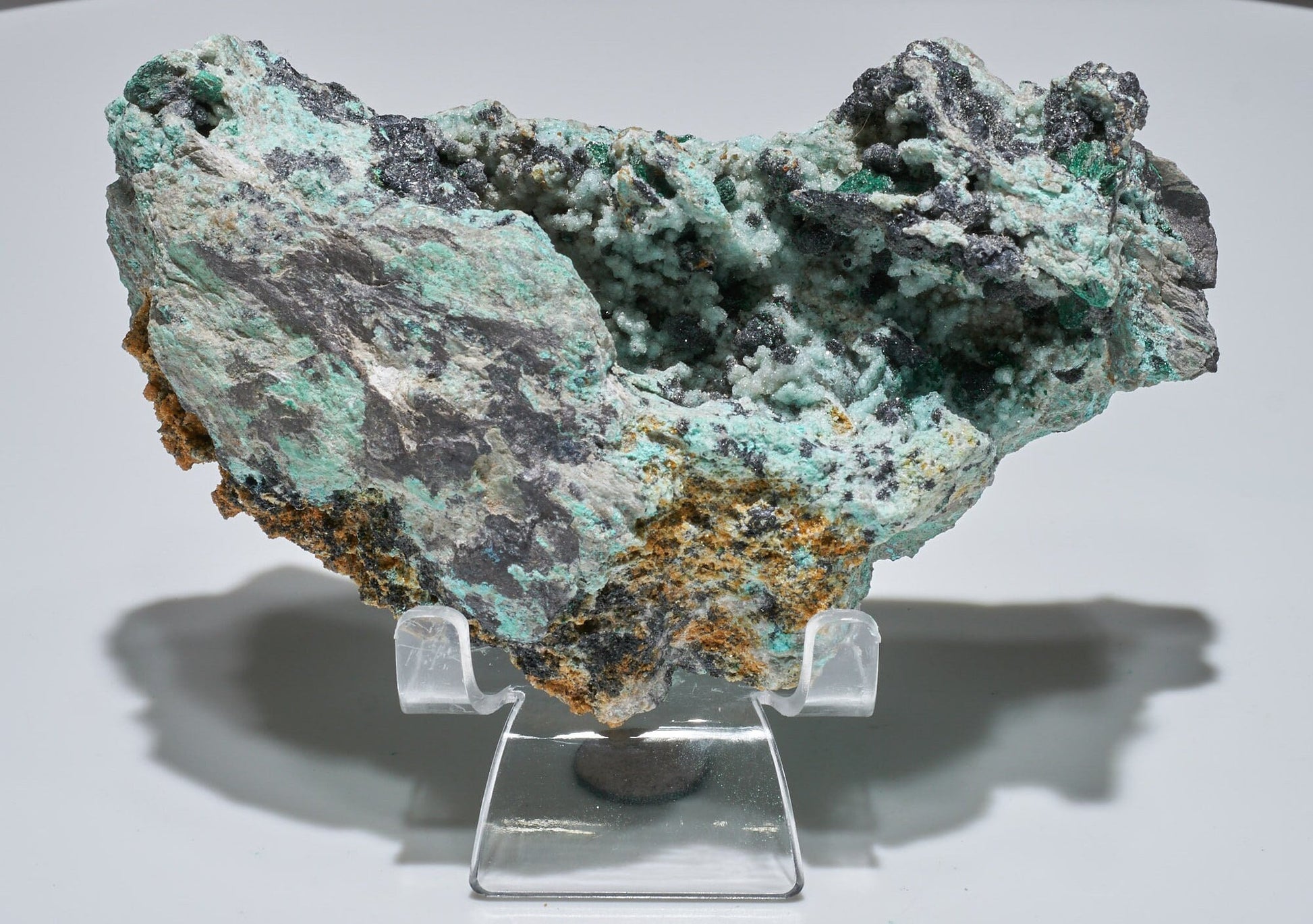 1.1 LB Musuem Crystallized Chrysocolla & Malachite Specimen