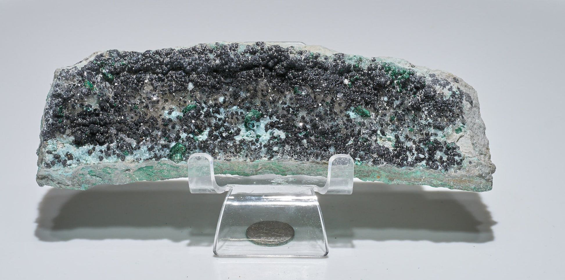 0.7 LB Musuem Crystallized Chrysocolla & Malachite Specimen