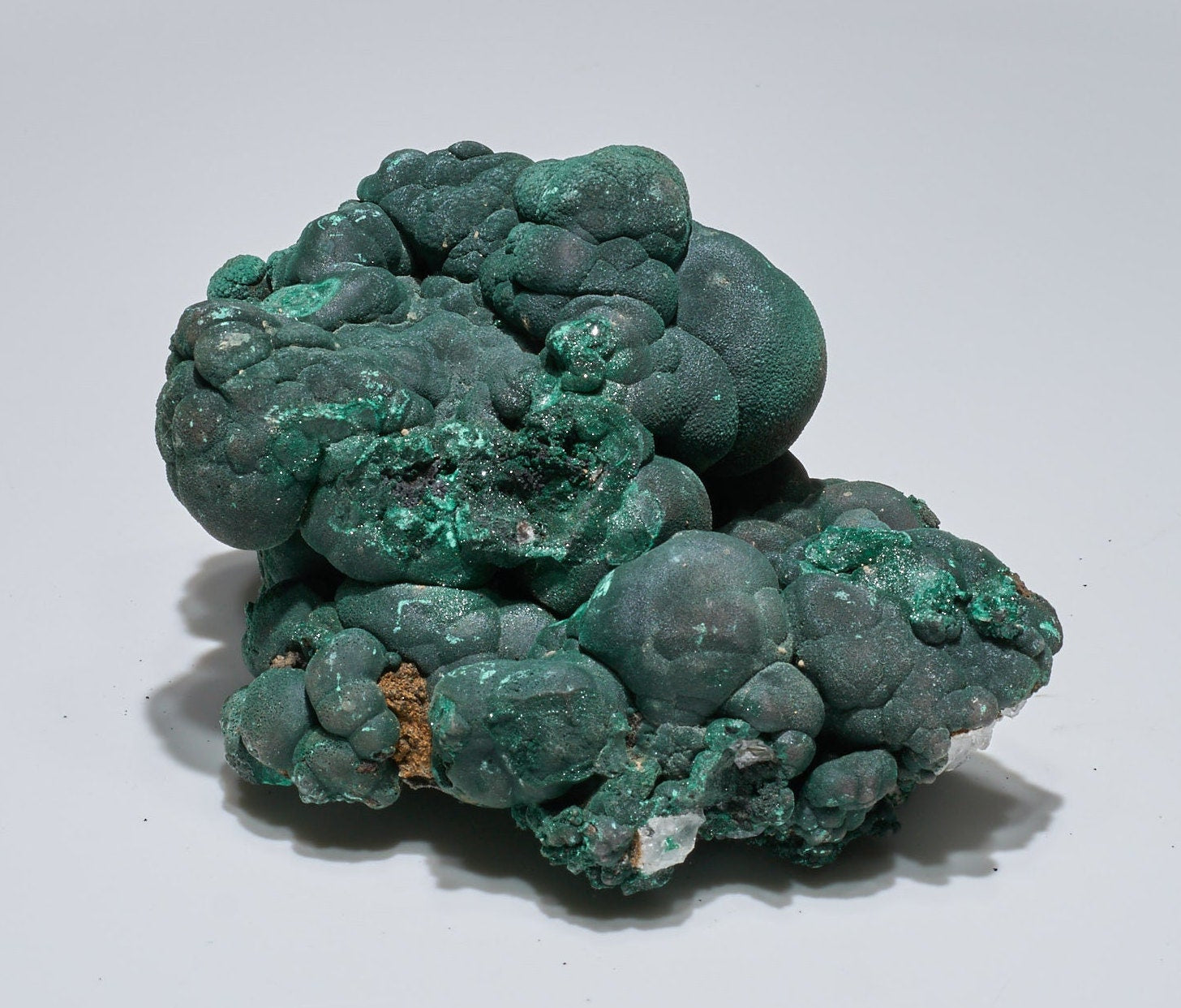 1.9 LB Botryoidal Malachite & Quartz Crystallized Specimen