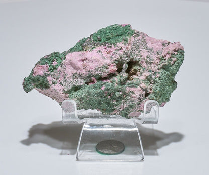 0.47 LB Cobalto Calcite Specimen w/ Malachite