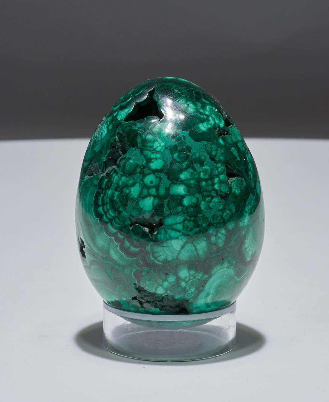 0.49 LB Malachite Geode Egg