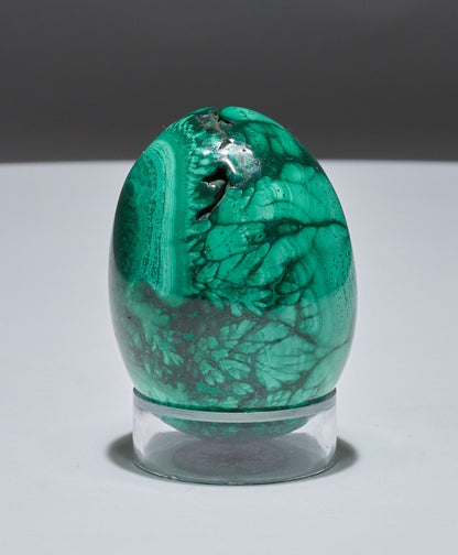 0.34 LB Malachite Geode Egg