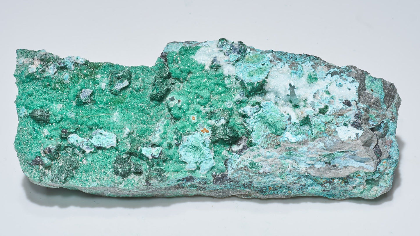 0.58 LB Crystallized Chrysocolla & Malachite Specimen