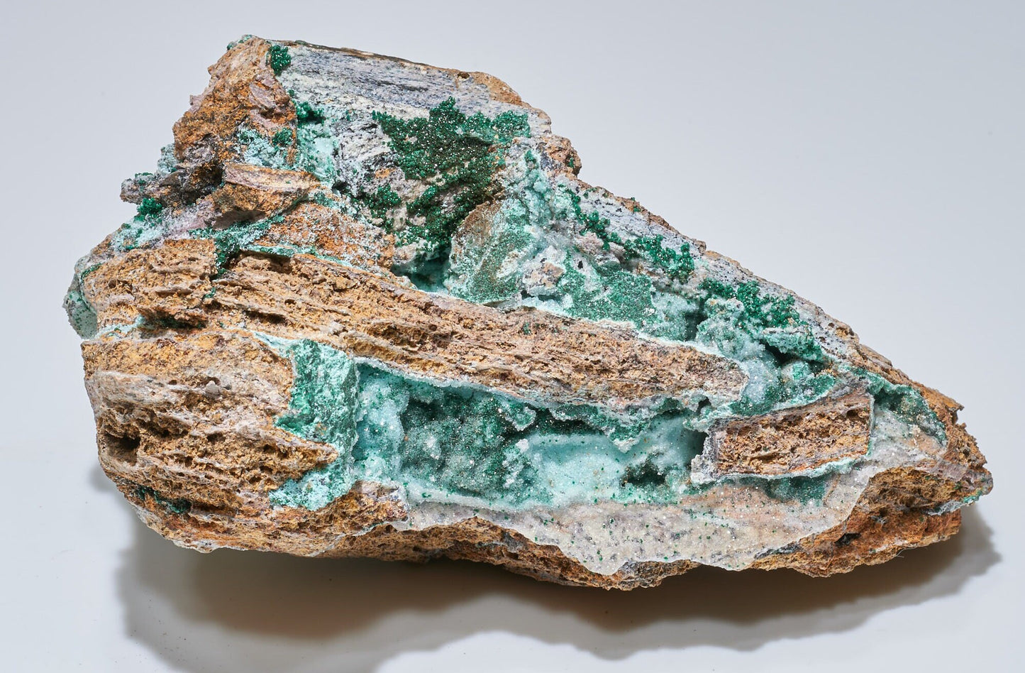 1.1 LB Large Musuem Crystallized Chrysocolla & Malachite Specimen