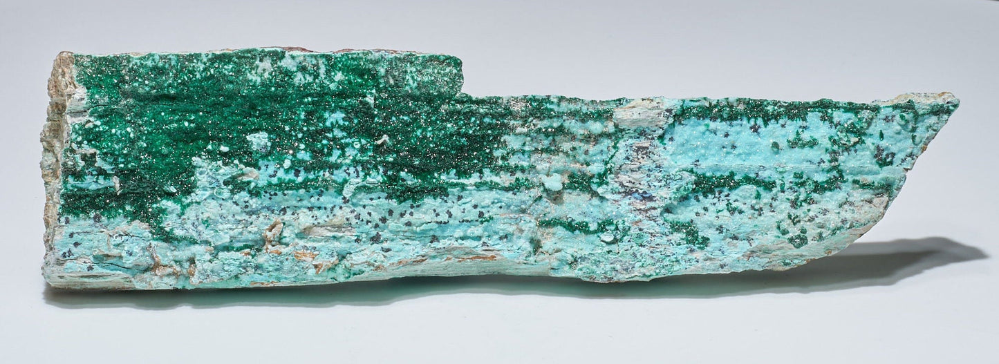 0.73 LB Crystallized Chrysocolla & Malachite Specimen