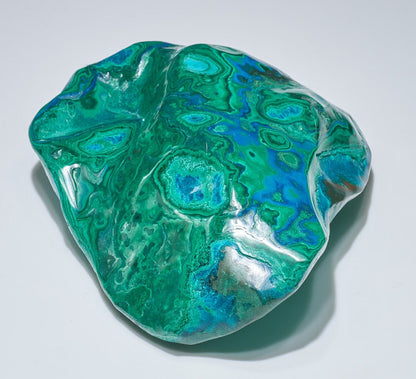 2.72 LB Polished Malachite & Chrysocolla Freeform