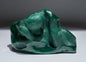 9.52 LB Half Natural Half Polished Geode Malachite Freeform