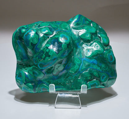 2.4 LB Polished Malachite & Chrysocolla Freeform