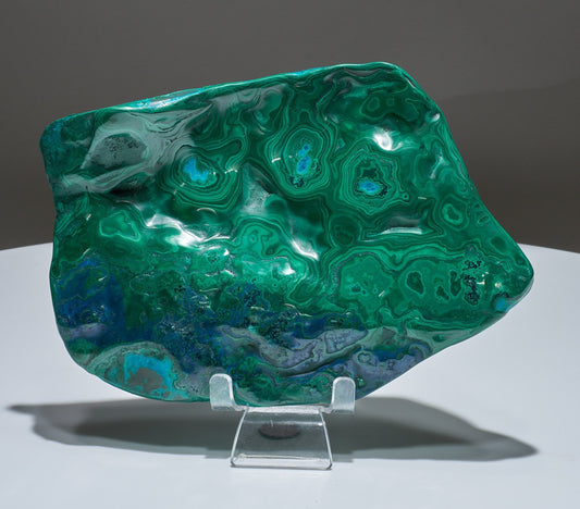 1.9 LB Polished Malachite & Chrysocolla Freeform