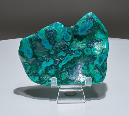 0.9 LB Polished Malachite & Chrysocolla Freeform