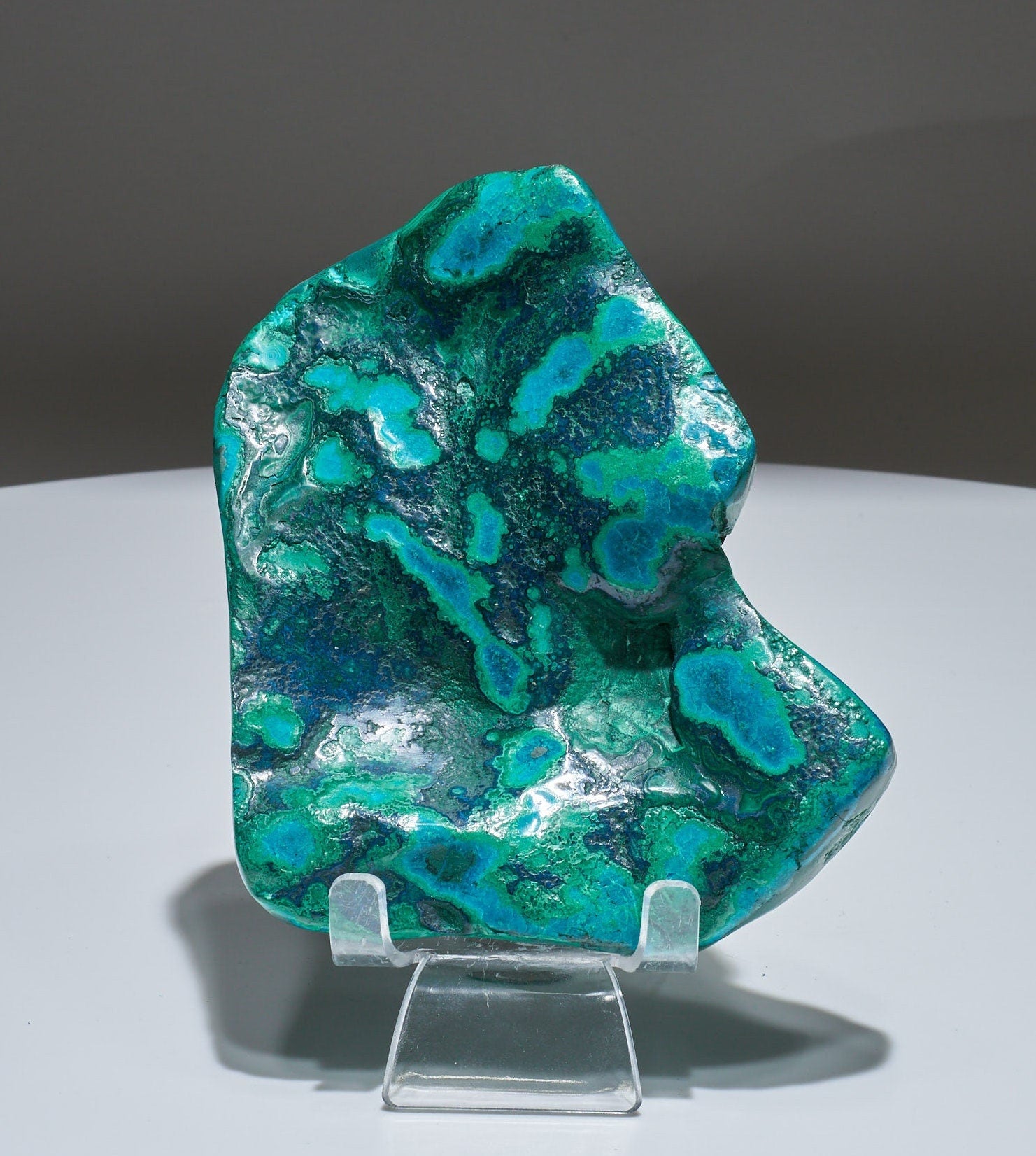 0.9 LB Polished Malachite & Chrysocolla Freeform