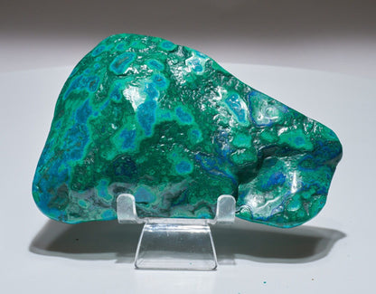 1.15 LB Polished Malachite & Chrysocolla Freeform