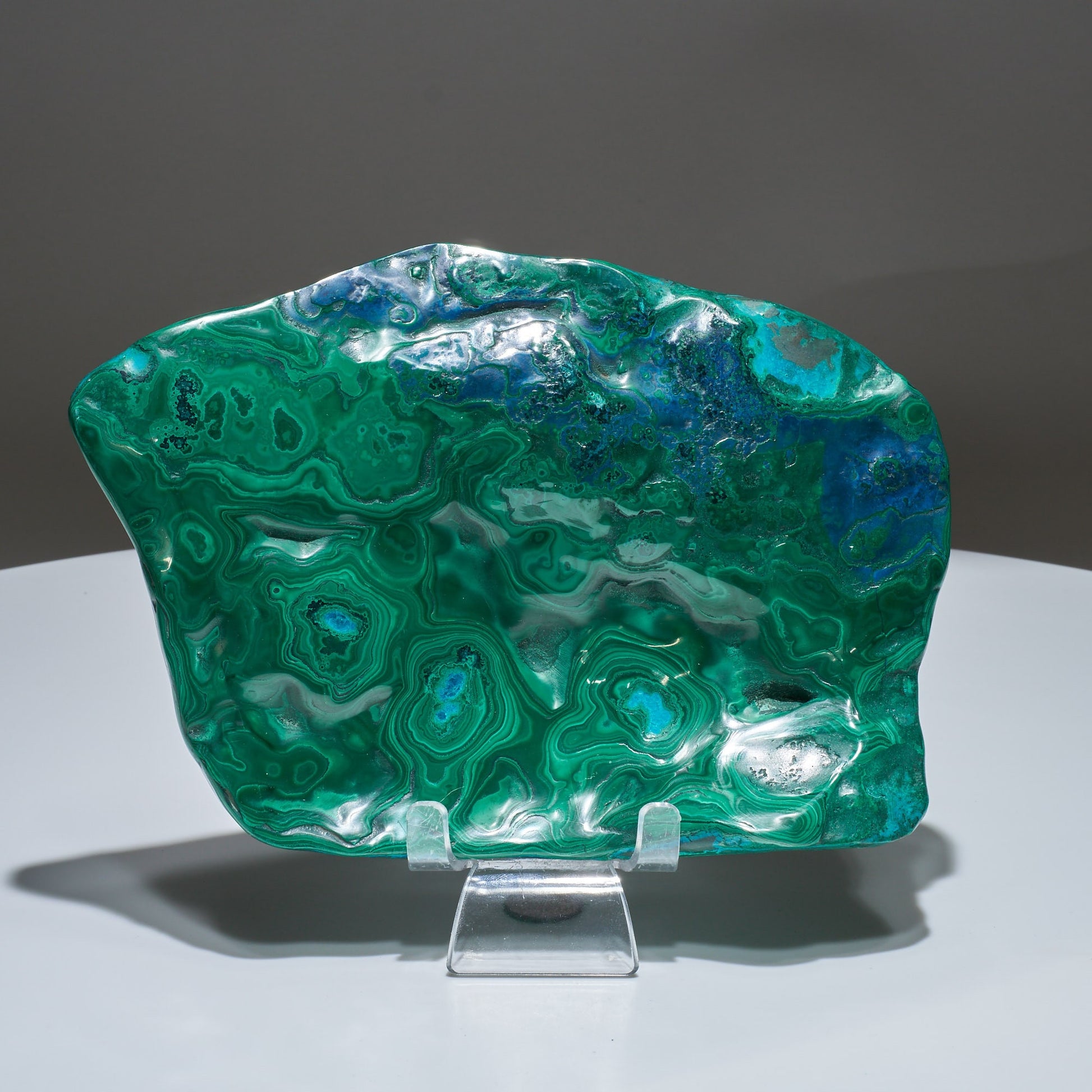 1.9 LB Polished Malachite & Chrysocolla Freeform